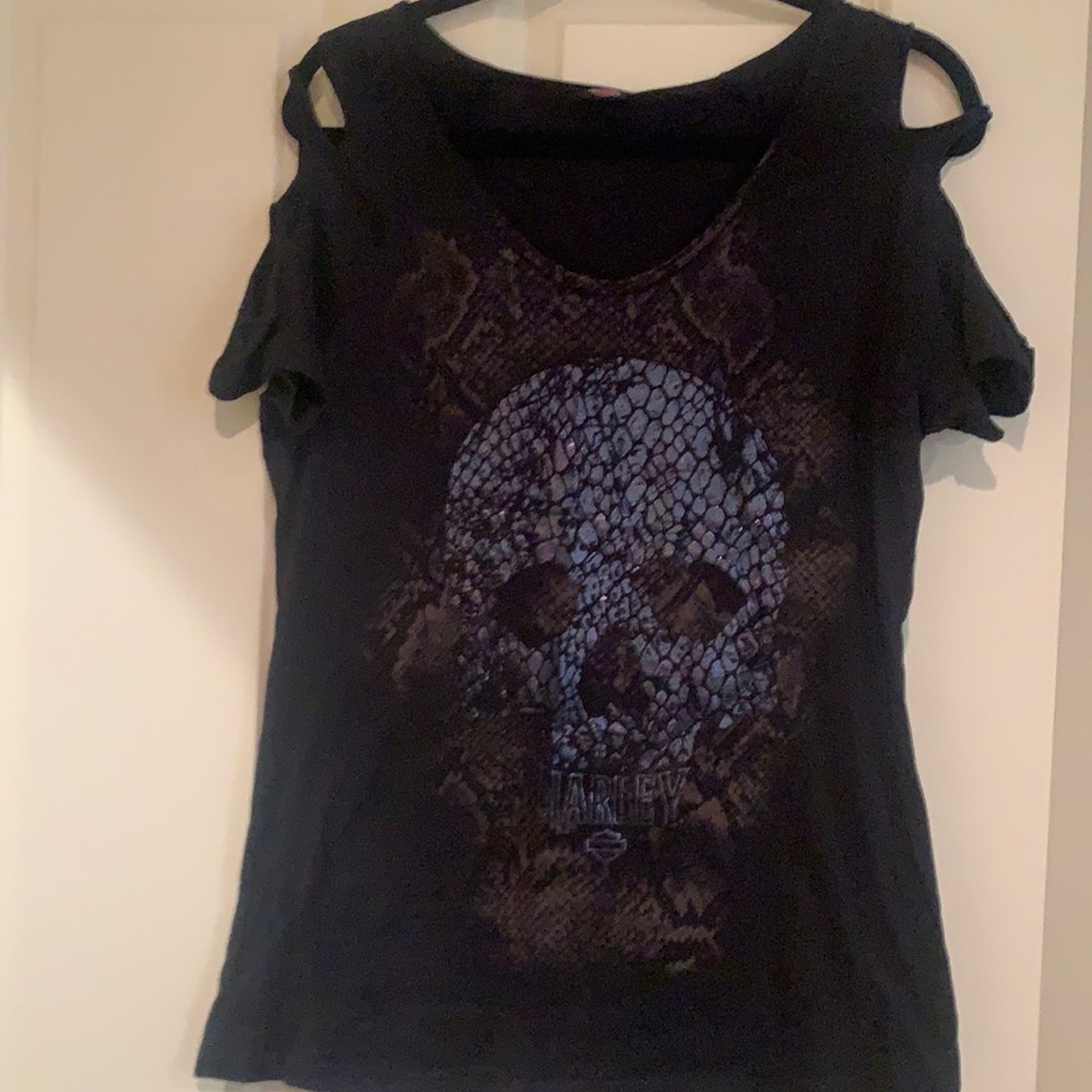 Harley Davidson black tshirt size L